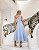 Vestido Midi de Crepe Azul Claro - Imagem 2