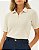 Blusa Polo com Zíper Frontal OffWhite - Imagem 3