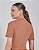 Blusa Polo Malha Trabalhada Nude - Imagem 2