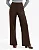 Calça Alfaiataria Wide Leg Marrom - Imagem 1