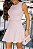 Vestido Curto em Tweed Texturizado Rosê - Imagem 1