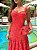 Vestido Midi Renda Vermelho - Imagem 3