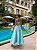 Vestido Midi Liso Turquesa - Imagem 2