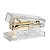 Grampeador Mini Transparente Com Detalhes Dourados - Tris - Imagem 1