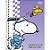 Caderno Espiral Snoopy Linha Fit 1 matéria – Tilibra - Imagem 4