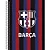 Caderno Espiral Barcelona FCB – 1 Matéria | 80 Folhas - Imagem 2
