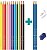 Kit Faber-Castell Ecolápis de Cor – 12 Cores + 2 Lápis Grafite + Apontador + Borracha - Imagem 2