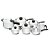 Conjunto de panelas ETERNA NIGRO, 7 peças com panela de pressão 4,5L, polido. Cod. 025525 - Imagem 2