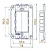 Conjunto Tomada Carregador USB 1A Bivolt Branco Linha B3 MARGIRIUS. Cod. 19455 - Imagem 2