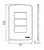 Conjunto Tomada Carregador USB 1A Bivolt Branco Linha B3 MARGIRIUS. Cod. 19455 - Imagem 3