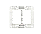 Conjunto Placa 4x4" 4 Postos Horizontais Separados + Suporte Branco Linha B3 MARGIRIUS. Cod. 19436 - Imagem 2