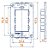Conjunto 2 Interruptores Simples Separados 10A 250V 4x2" Branco Linha B3 MARGIRIUS. Cod. 19445 - Imagem 3
