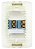 Conjunto Interruptor Bipolar Simples 10A 250V 4x2" Branco Linha B3 MARGIRIUS. Cod. 19463 - Imagem 2