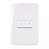 Conjunto Interruptor Bipolar Simples 10A 250V 4x2" Branco Linha B3 MARGIRIUS. Cod. 19463 - Imagem 1