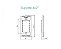 Conjunto Interruptor Bipolar Simples 10A 250V 4x2" Branco Linha B3 MARGIRIUS. Cod. 19463 - Imagem 3