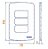 Conjunto 1 Interruptor Simples + 1 Interruptor Paralelo 10A 250V 4x2" Branco Linha B3 MARGIRIUS. Cod. 19471 - Imagem 2