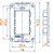 Conjunto 1 Interruptor Simples + 1 Interruptor Paralelo 10A 250V 4x2" Branco Linha B3 MARGIRIUS. Cod. 19471 - Imagem 3