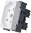 Conjunto 1 Tomada 2P+T 20A 250V + 1 Interruptor Simples 10A 250V 4x2" Branco Linha B3 MARGIRIUS. Cod. 19474 - Imagem 2