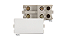 Módulo Interruptor Intermediário 10A 250V Branco Linha Sleek MARGIRIUS. Cod. 16057 - Imagem 3