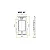 Conjunto Interruptor Pulsador Campainha com Luz 10A 250V 4x2" Branco Linha Sleek MARGIRIUS. Cod. 16007 - Imagem 2