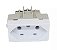 Módulo Tomada Padrão Brasileiro 2P+T 10A 250V Branco Linha Sleek MARGIRIUS. Cod. 16049 - Imagem 2