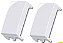 Módulo cego (embalagem com 2 unidades) Branco Linha Sleek MARGIRIUS. Cod. 16043 - Imagem 2