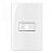 Conjunto Saída de Fio 4x2" Branco Linha Sleek MARGIRIUS. Cod. 15823 - Imagem 1