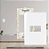 Conjunto Placa 4x2" 1 Posto Horizontal + Suporte Branco Linha Sleek MARGIRIUS. Cod. 16026 - Imagem 2