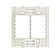 Conjunto Placa 4x4" Cega + Suporte Branco Linha Sleek MARGIRIUS. Cod. 16022 - Imagem 2
