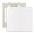 Conjunto Placa 4x4" Cega + Suporte Branco Linha Sleek MARGIRIUS. Cod. 16022 - Imagem 1