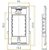 Conjunto Interruptor Intermediário 10A 250V 4x2" Branco Linha Sleek MARGIRIUS. Cod. 16014 - Imagem 2