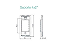 Conjunto Interruptor Bipolar Simples 10A 250V 4x2" Branco Linha Sleek MARGIRIUS. Cod. 16013 - Imagem 3