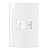 Conjunto Interruptor Bipolar Simples 10A 250V 4x2" Branco Linha Sleek MARGIRIUS. Cod. 16013 - Imagem 1