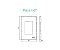 Conjunto Interruptor Bipolar Simples 25A 250V 4x2" Branco Linha Sleek MARGIRIUS. Cod. 15753 - Imagem 2