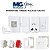 Conjunto 2 Tomadas Padrão Brasileiro 2P+T Separadas 10A 250V 4x2" Branco Linha Sleek MARGIRIUS. Cod. 16002 - Imagem 4