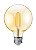 Lâmpada Filamento Led Globo G80 4W Âmbar 2200K Bivolt, GALAXY LED. Cod 5037 - Imagem 1