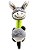 Brinquedo de Pelúcia Sonoro c/ Mordedor Burrinho. SAVANA. Cod DOG197 - Imagem 1