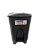 Lixeira pedal 17l preto. INJEPLASTEC. Cod.250610 - Imagem 1