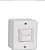 Conjunto sobrepor 2 interruptor simples 6A 250V. IlUMI. Cod. 741500 - Imagem 1