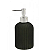 Porta sabonete liquido preto 400ml. HAUSKRAFT. Cod. PSBL-009PT - Imagem 1