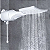 Chuveiro LOREN SHOWER  Eletrônico LORENZETTI, branco, 220V/7500W. Cod. 7510156 - Imagem 1