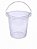 Balde De Limpeza transparente 14 Litros. GIPLAS - Imagem 1