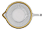 JARRA DE VIDRO COM FIO DE OURO LINES 1,3L - Imagem 2