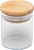 POTE DE VIDRO C/TAMPA DE BAMBU 60ML - Imagem 1