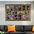 Mural Para 16 Fotos 10x15cm com Vidro Quadro Para Fotos - Imagem 3