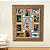 Quadro Painel 11 Fotos 10x15cm com Vidro Mural de Fotos - Imagem 1