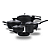 Jogo Kit de Panelas Variadas com Panela de Pressão 6 Peças (Preto) - Imagem 1