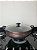 Panela Grande Frigideira Wok Silver Lines Marrom Antiaderente com alças + Tampa. - Imagem 2