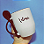 Caneca com Colher e Interior Colorido - Imagem 2