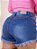 Short Jeans Plus Size Barra Desfiada Rasgado - Imagem 4